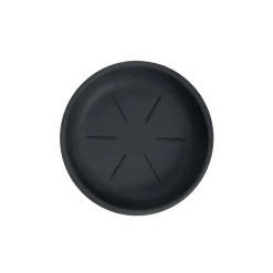 Sottovaso rotondo in plastica Ø 28 cm grafite