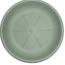 Sottovaso rotondo in plastica Ø 28 cm salvia