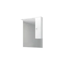 Specchiera con pensile e illuminazione Led 75 cm