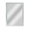 Specchiera in legno di ajus Maxi Praga 50x70 cm argento
