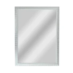 Specchiera in legno di ajus Maxi Praga 50x70 cm argento