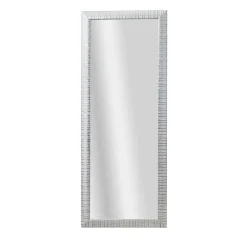 Specchiera in legno di ajus Maxi Praga 40x120 cm argento