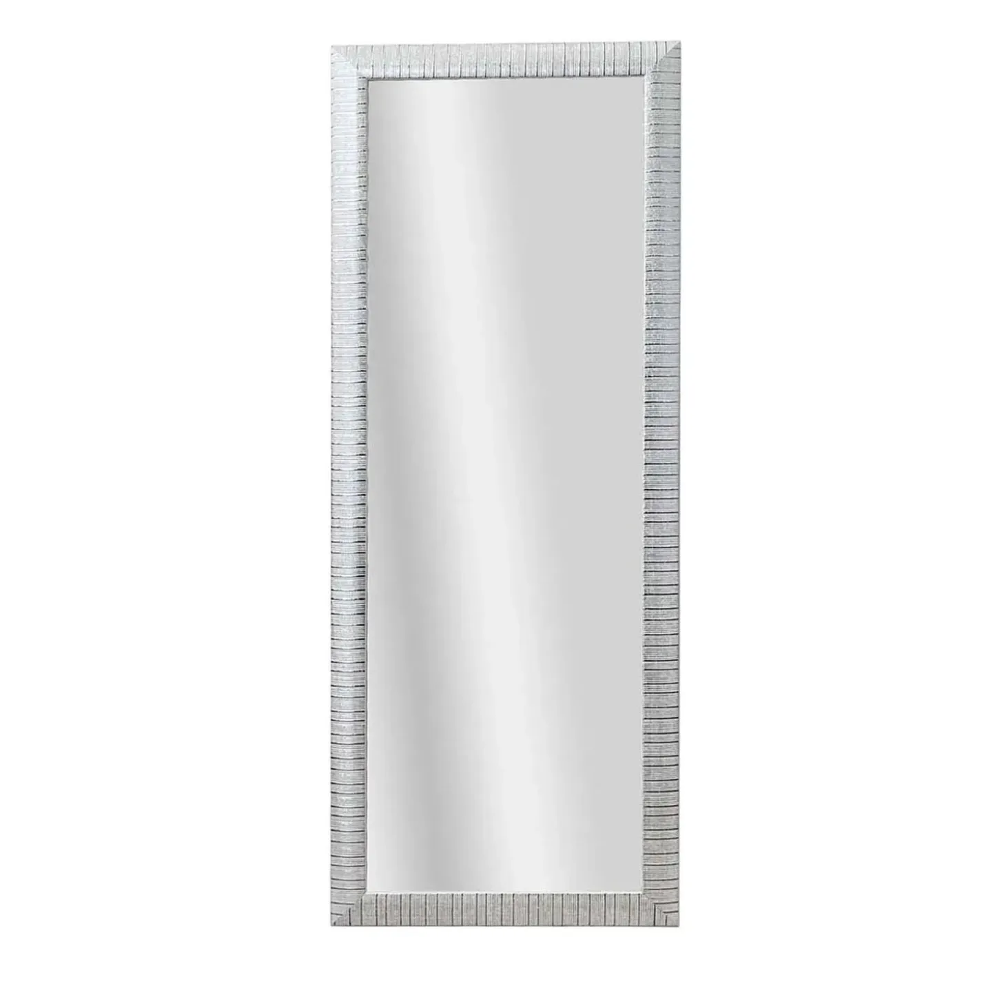 Specchiera in legno di ajus Maxi Praga 40x120 cm argento