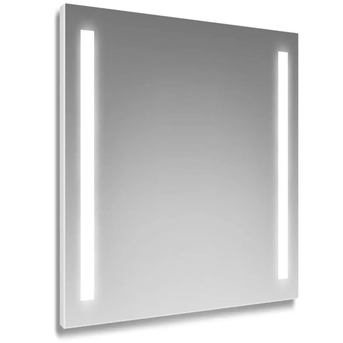 Specchio con 2 fasce retroilluminate LED LYRA 90x70 cm