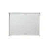 Specchio con cornice moderna 30x40x3 cm bianco