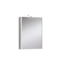 Specchio contenitore con lampada col. bianco 51,5x70x15,5 cm