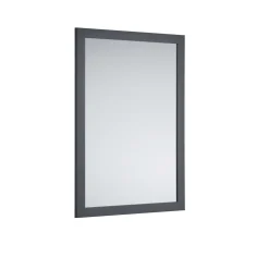 Specchio da parete Thea in MDF stile classico 46x68 cm antracite
