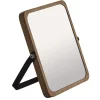 Specchio ingranditore Midori 2x bifacciale bamboom bambu`/nero matt