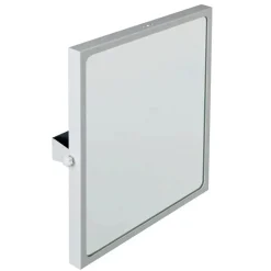 Specchio inclinabile Linea Paint in acciaio 55x60 cm bianco