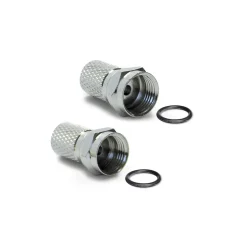 2 spine F SAT per cavo coassiale 5 mm