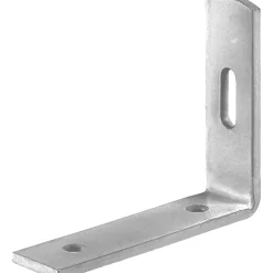 Staffa angolare per tenda acciaio verniciato a polvere 95x55x13 mm bianco