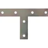 Staffa piatta a T acciaio zincato 120x54x19 mm