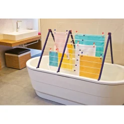 Stendibiancheria per vasca da bagno Leifheit Pegasus V Duo