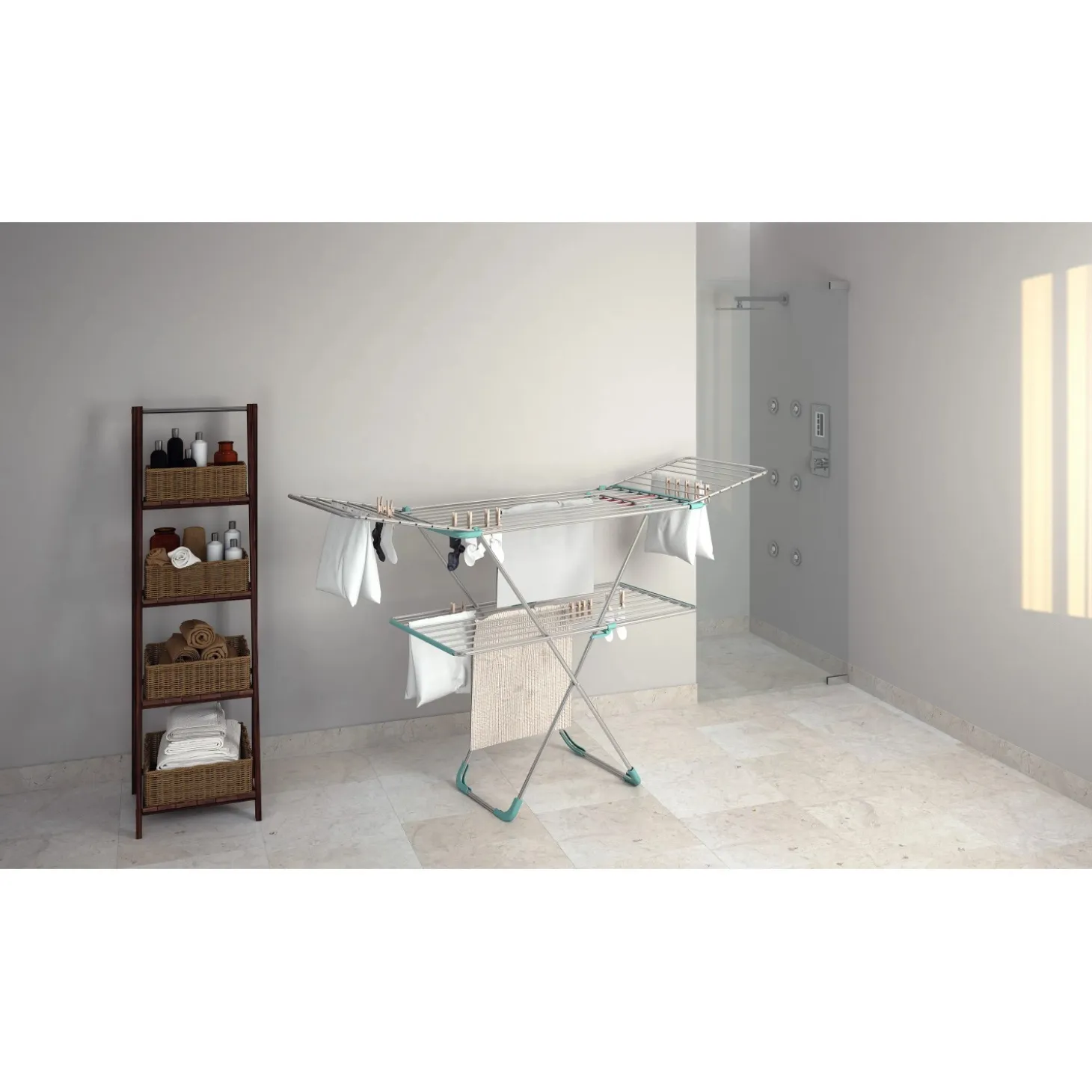 Stendino biancheria Colombo Double 172x132x55 cm