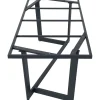 Struttura tavolo Markham in alluminio nero opaco 184x84xH75 cm