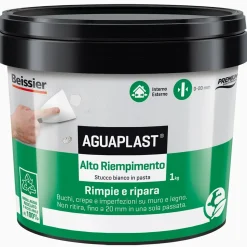 Stucco in pasta Aguaplast Alto Riempimento 1 kg bianco