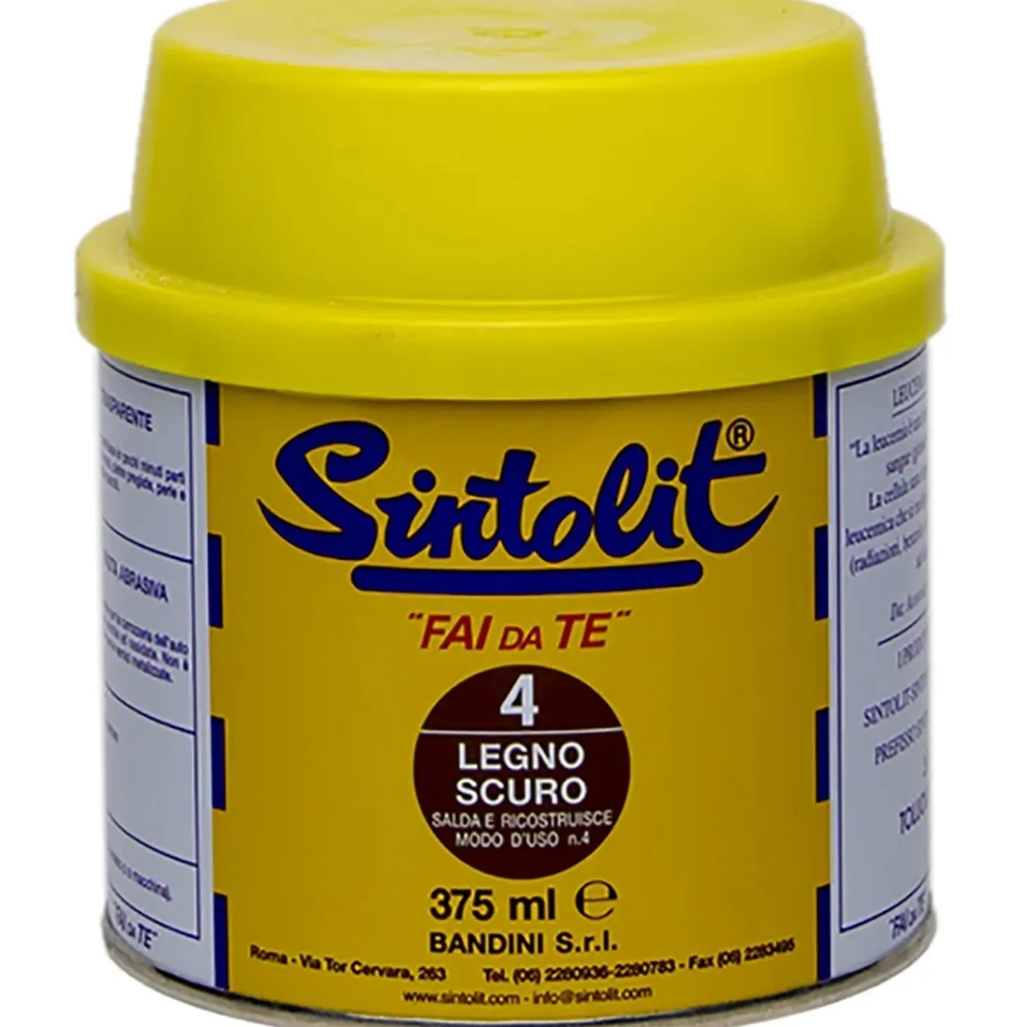 Stucco per legno scuro Sintolit 0,375 l