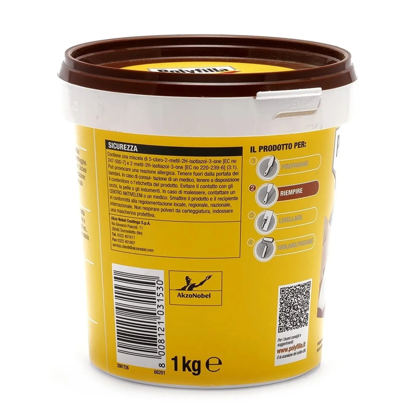 Stucco per riparare il legno Polyfilla 1 kg