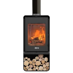 Stufa a legna Ecofox Modula 8,5 kW nero