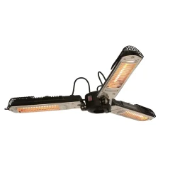 Stufa da esterno alogena 2000 W protezione IP34