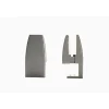 Supporti pannelli protettivi da tavolo 40x90x33 cm grigio