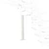 Supporto a terra scala Orion H 100-200 cm bianco