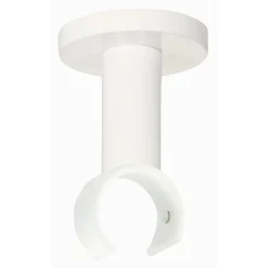 Supporto bastone tenda a soffitto Classic 1 via bianco Ø 2 x 4 cm