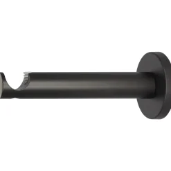 Supporto bastone tenda Function ad 1 via nero Ø 2 x 12 cm