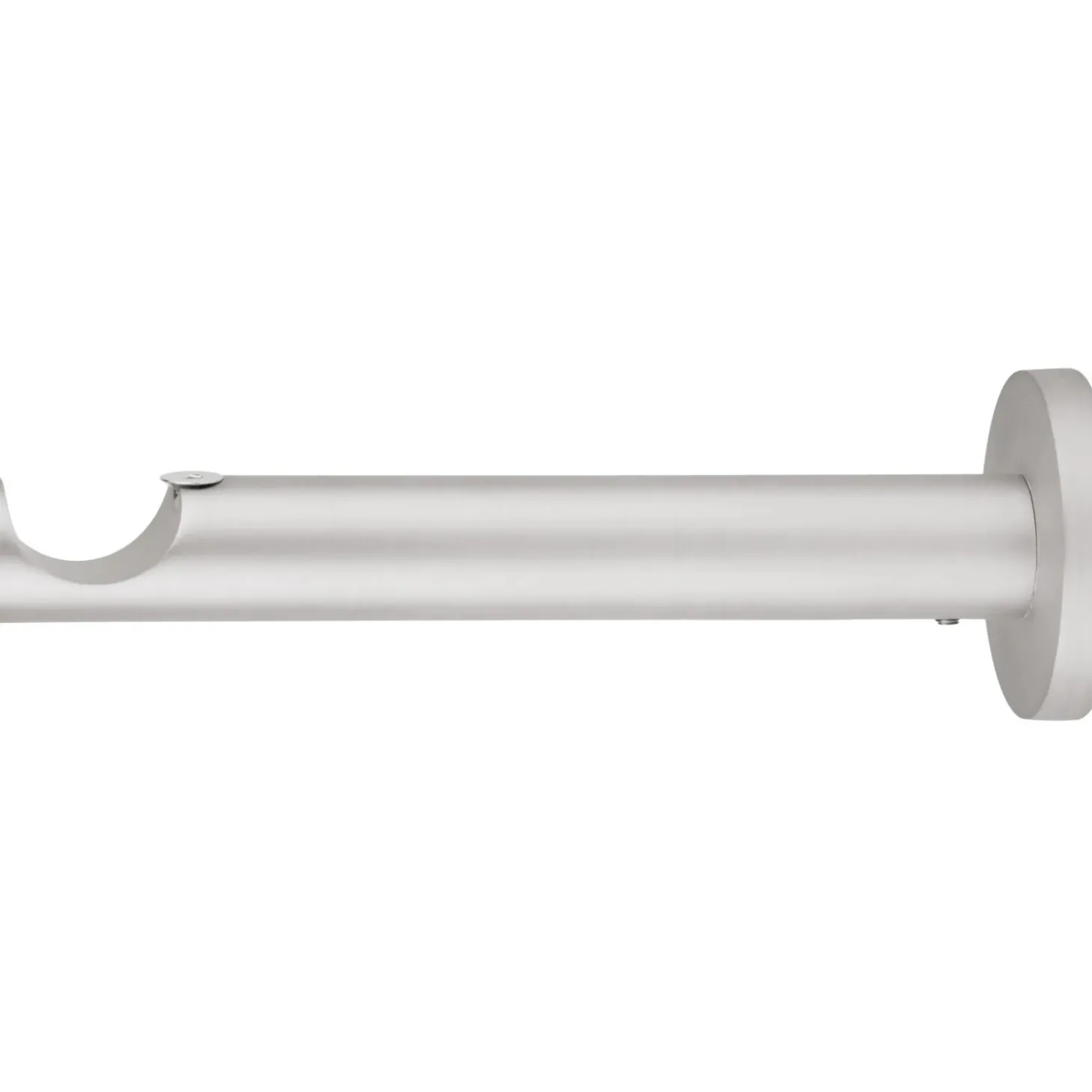 Supporto bastone tenda Function a 1 via acciaio Ø 2,5 x 15 cm
