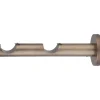 Supporto bastone tenda Function a 2 vie bronzo Ø 2,5 x 15 cm