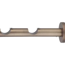 Supporto bastone tenda Function a 2 vie bronzo Ø 2,5 x 15 cm