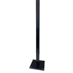 Supporto in acciaio per palo 11x11x50 cm nero