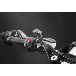 Supporto per manubrio bici e moto Titan Combo alta resistenza nero