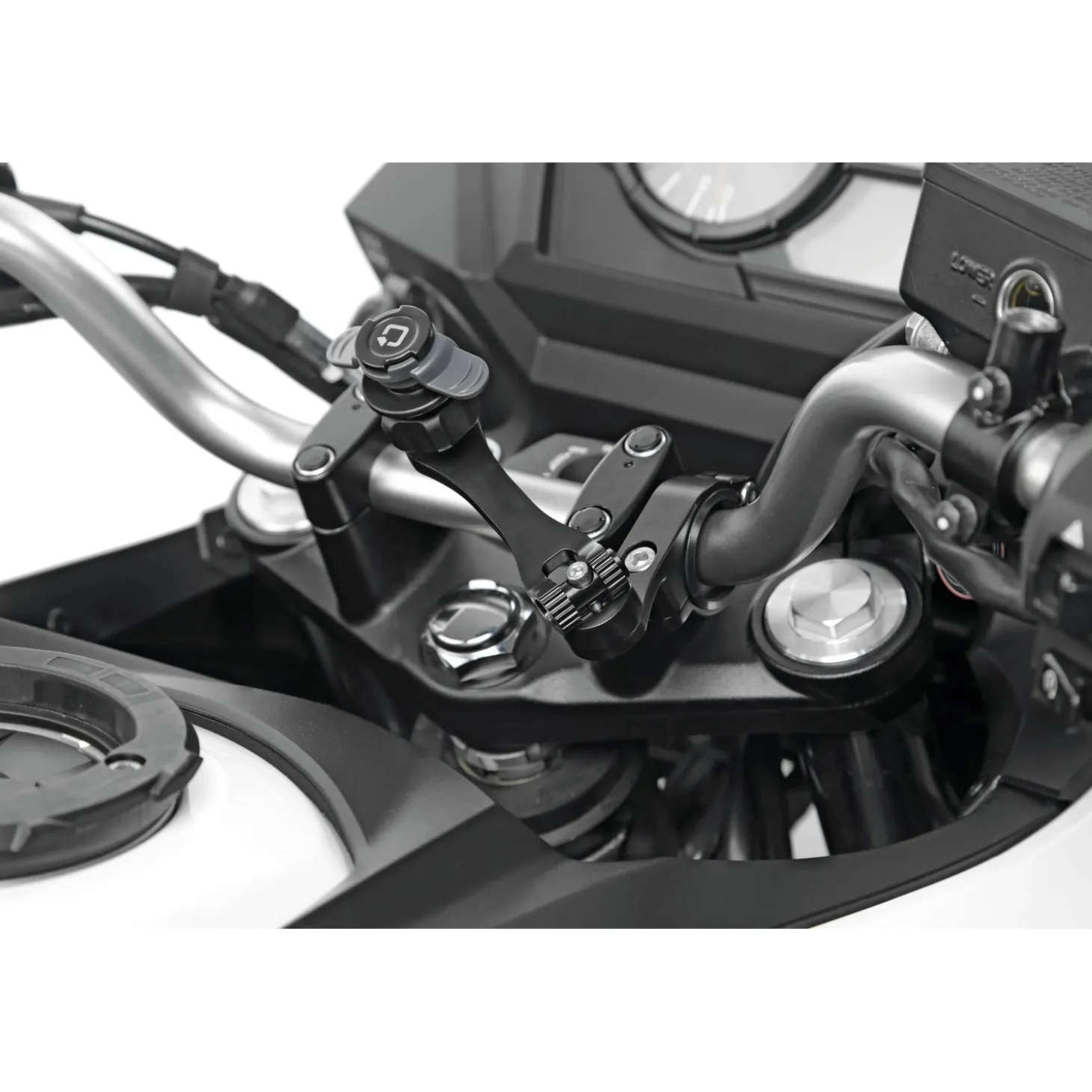 Supporto per manubrio bici e moto Titan Combo Pro alta resistenza nero
