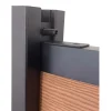 Supporto per palo a L blocco pannello superiore 2x2x5 cm nero