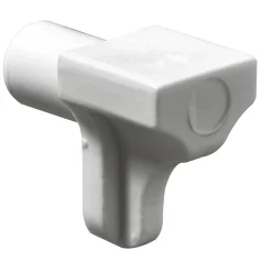 Supporto per ripiani plastica 6 mm bianco