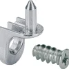 Supporto per ripiano Sekura7 nichelato Ø 5 mm
