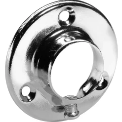 Supporto per tubo Rosetta cromato 25 mm