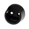 Supporto tubo appendiabiti Ø 2,5 cm nero 2 pz