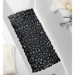 Tappetino antiscivolo per vasca Wenko Paradise Nero 71x36 cm
