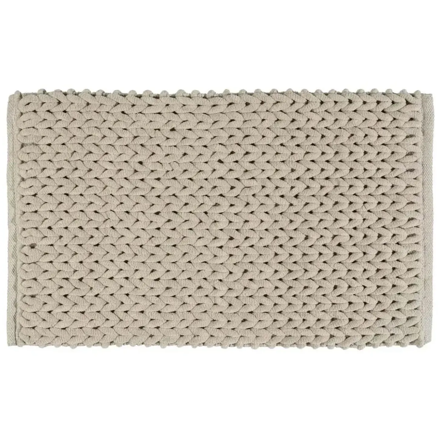 Tappeto da bagno antiscivolo Arson 50x80 cm beige