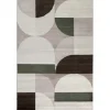 Tappeto Brooklyn verde-marrone 133x190 cm
