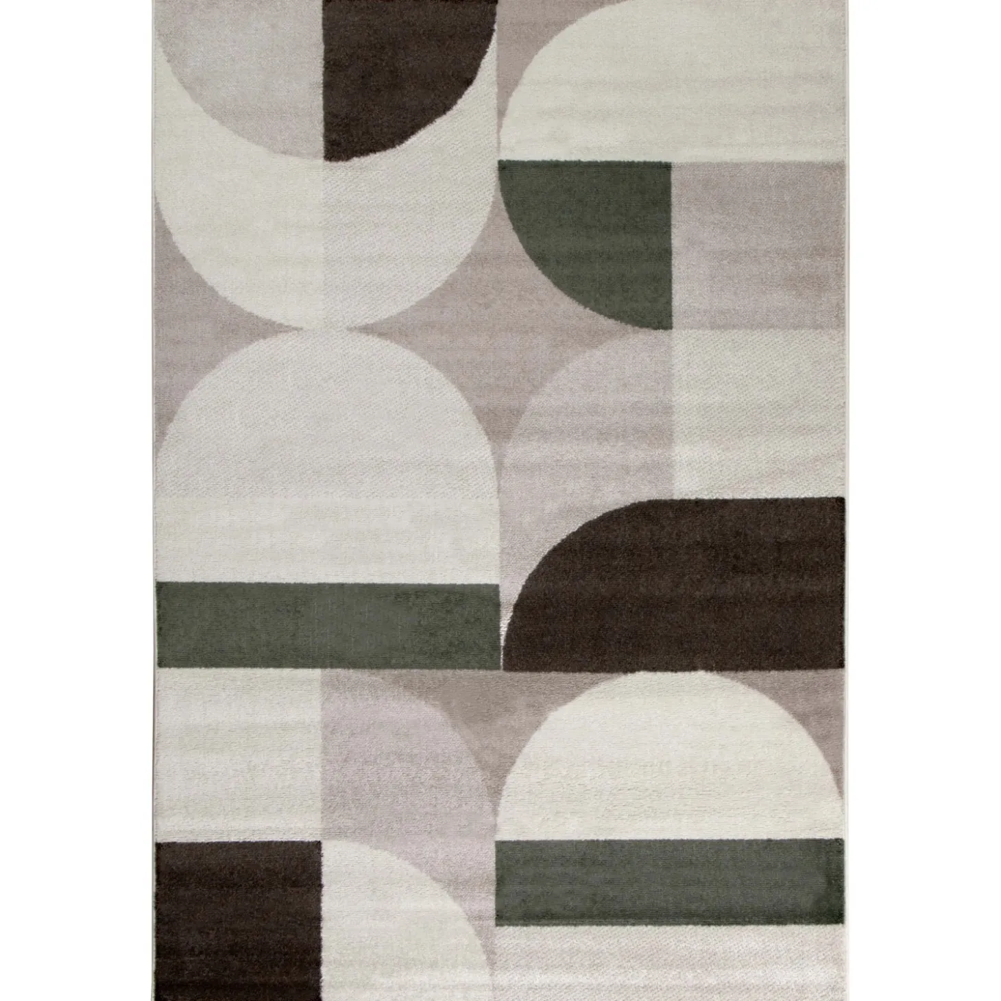 Tappeto Brooklyn verde-marrone 133x190 cm