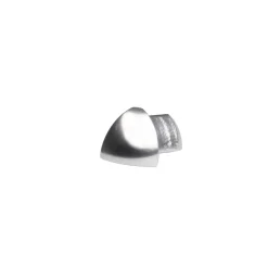 Tappi copri profilo terminale 2-3 vie rondalu brillante H 12,5 mm 2 pz