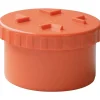 Tappo a vite per ispezione in PVC arancione Ø 100 mm