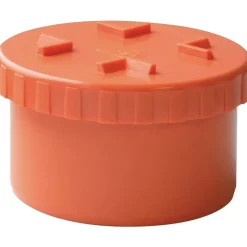 Tappo a vite per ispezione in PVC arancione Ø 100 mm