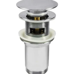 Tappo click-clack per lavabo tondo Click-Clack Idrostile universale cromo