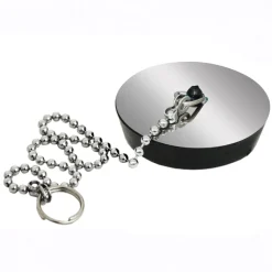 Tappo con catena e placca inox Ø 31 mm