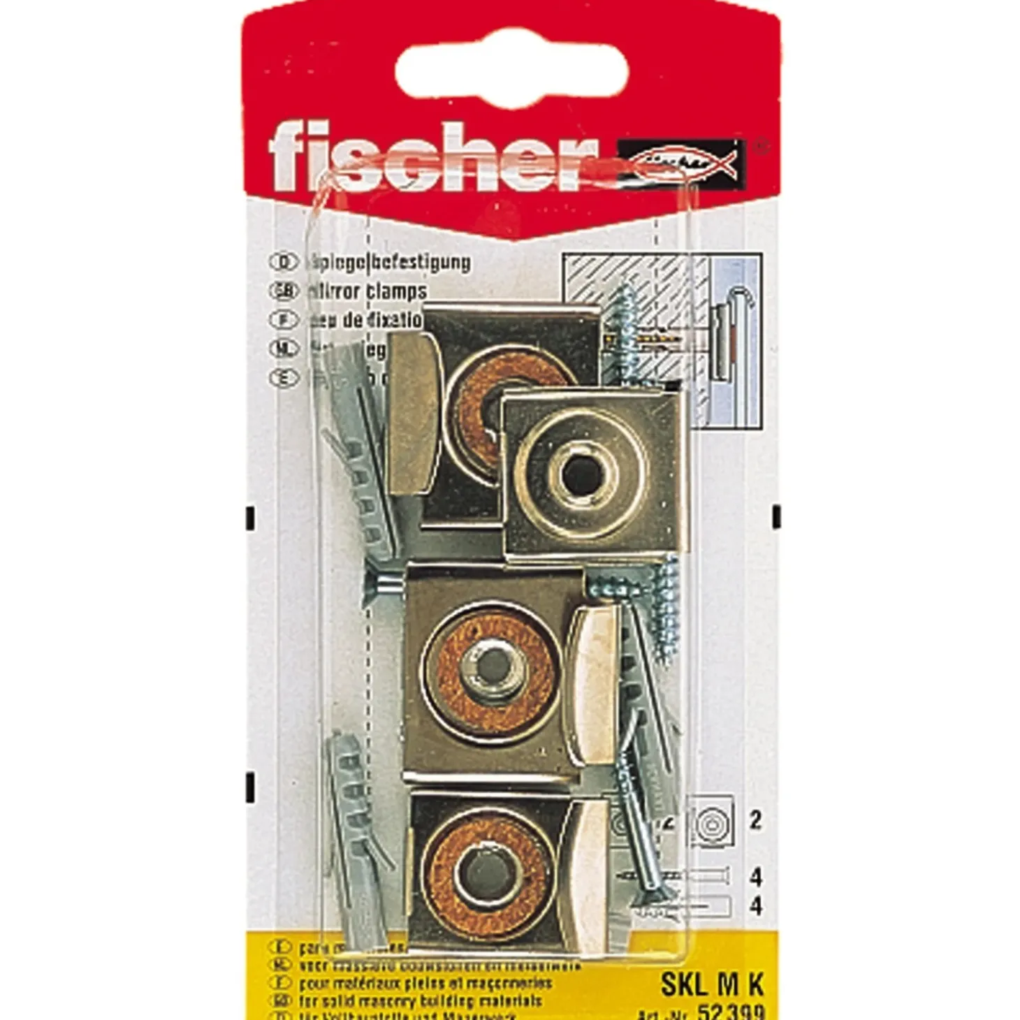 Tassello a espansione in nylon Fischer SKL Ø 6 mm 4 pz