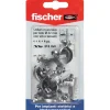 Tassello con collarino in acciaio Fischer Ø 22 mm 4 pz